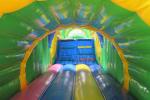 Train Style Inflatable Sports Games , Outdoor Blow Up Obstacle Course