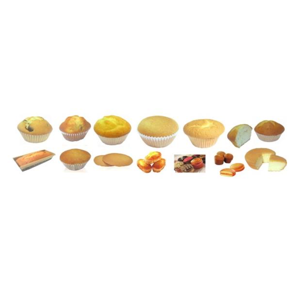 PD600 Semi Automatic Cake Machine Cupcake Production Line Muffin Custard Cake Making Equipment Machinery