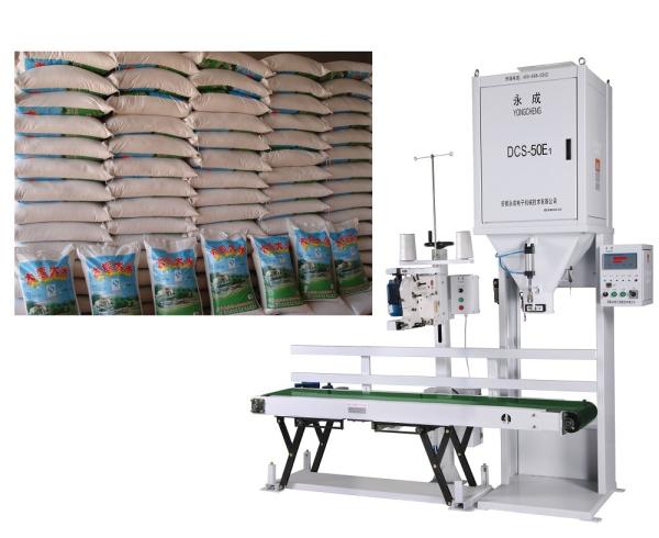 Quality QEMS 0.4MPa Packing Scale Machine Semi Automatic Granule Filling Machine PE for sale