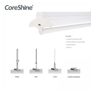 China 60W Indirect Lighting Fixtures , 80CRI 4ft LED Linear Pendant Light on sale