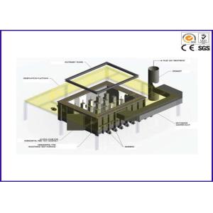 Electronic Horizontal Flammability Tester Large Scale Fire Resistance Test
