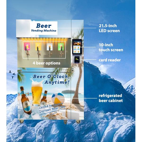 WEIMI Self Service Fresh Beer Vending Machine for Bars, Cafes & Restaurants