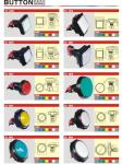Push Button Arcade Game Machine Parts L41 * W33 * H68MM Size Replacement