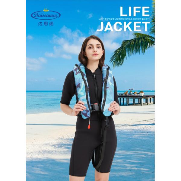 DHI-017 Oxford + TPU Automatic Inflatable Life Jacket