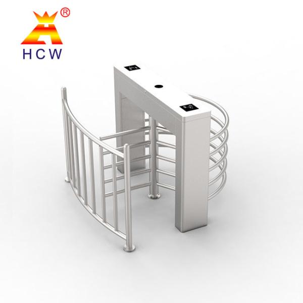 Quality 120 Degree Semi Automatic Waist Height Turnstile High Security for sale