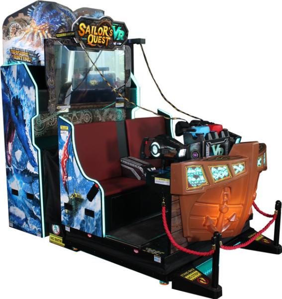Quality Unis 2P Sailor 'S Quest VR Interactive Video Game Machine 9d Vr Theater for sale