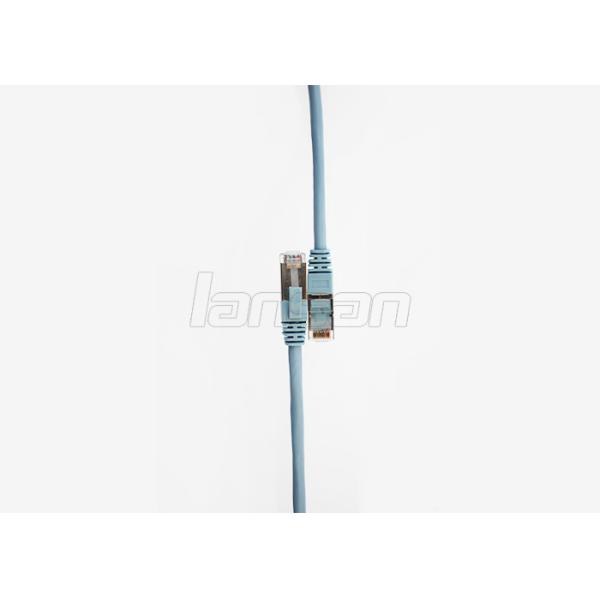 Gold Plated PVC Jacket FTP Cat5e Patch Cord 24 AWG Computer Network Cable