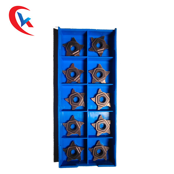5 notched corners PENTA24N series Long life and low wear Carbide Grooving Inserts