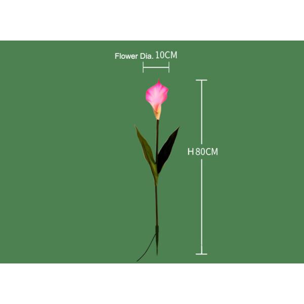 LED Simulation Calla Lily Lights Park Lawn, Beautiful Display, Decorative Lighting Festival