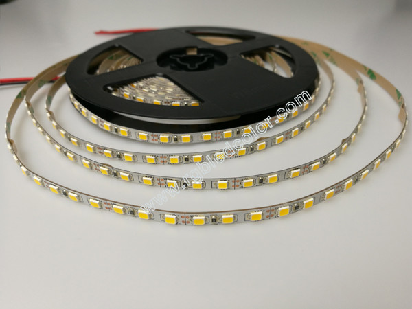 cri>90 sdcm<3 2835 super brightness 5mm width white pcb high class 60led flexible led strips