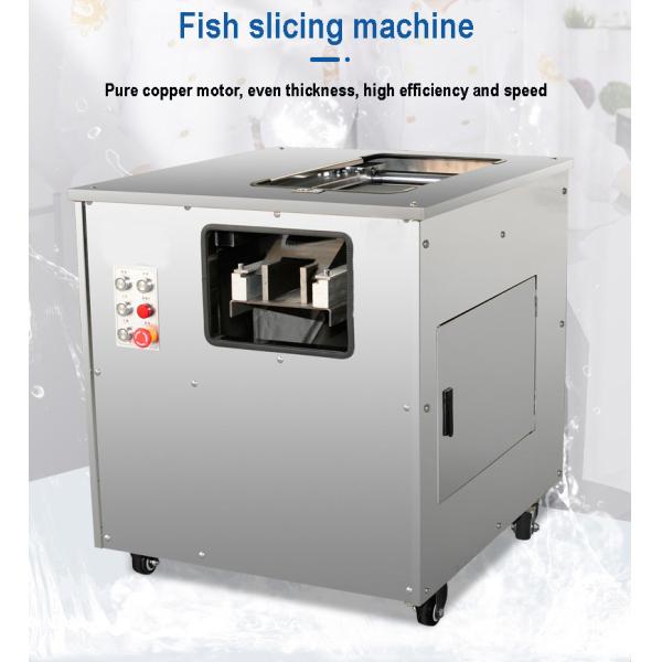 Black Carp Filleting Cod Fish Slitting Machine With Sloped 380v