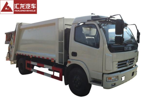 Quality 5CBM Waste Garbage Truck , Easy Operation Refuse Collection Truck Environment Friendly for sale