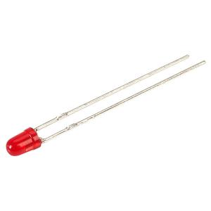 Round Type Passive Electronic Components Diffused LED Through Hole 620-630nm