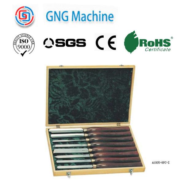 Quality Flat Punch Wood Lathe Tool Sets Butt Chisel Wood Turning Lathe Machine for sale