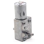 Double Output Shaft Square Right Angle Worm Gear Reducer Motor JGY-370S 6/12/24V
