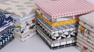 Men Women Shirt Poly Linen Fabric Dying Print For Home Textile 150CM Width
