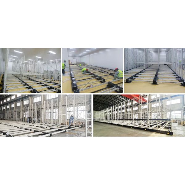 Electric Mobile Rack Rail-Guided Ground Track Guidance Closed Type Electric Powered Motorized Mobile Heavy Duty Pallet Racking