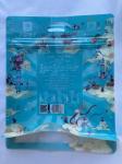 Resealable Flat Bottom Pouches Custom Mylar Heat Seal With Zipper