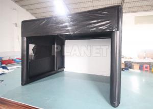 China Air Sealed Inflatable Golf Training Simulator Cage Tent With Movie Screen on sale