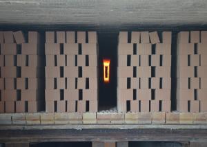 Clay brick tunnel kiln and whole block brick making project technical design layout