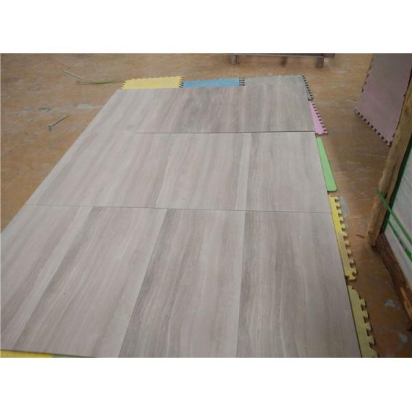 White Wooden Veins Marble Stone Slab 305x305x10mm 305x610x10mm 600x600x18-20mm