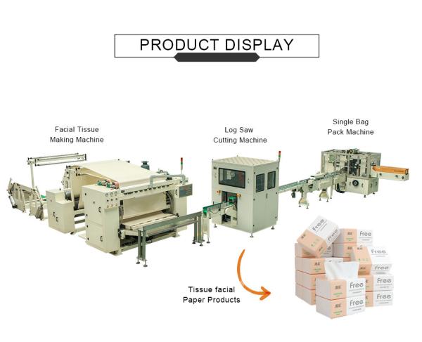 Quality Pneumatic Counting Interfolded Facial Tissue Folding Machine N Fold for sale
