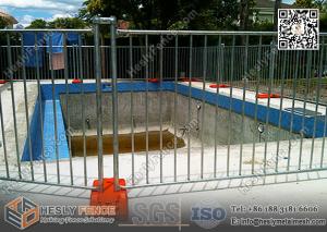 China 1.35m High X 2.3m width Temporary Swimming Pool Fence | Hot Dipped Galvanised on sale