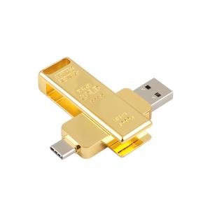 Buy cheap Gold Bar Shaped TYPE C USB 3.0 Fast Speed Match EU And US Standrad product