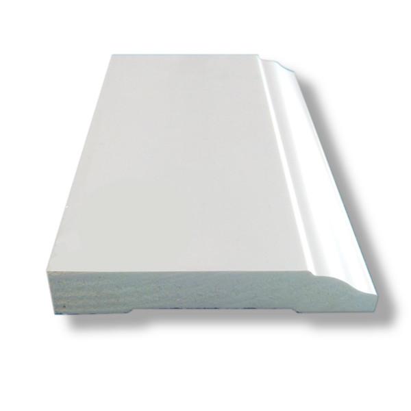 Quality Pvc Primed Colonial Baseboard Moulding Paintable Plastic for sale