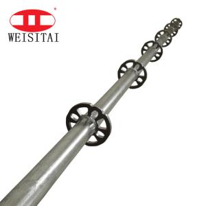 China Stocked Q355 HDG  Ringlock Scaffolding System Ring Lock Scaffolding Parts on sale
