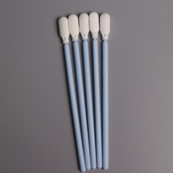 Quality Blue Handle flexible head foam swab for cleaning electronics/TFT/PCB/Devices/Glass Surfaces/Optics/Lens for sale