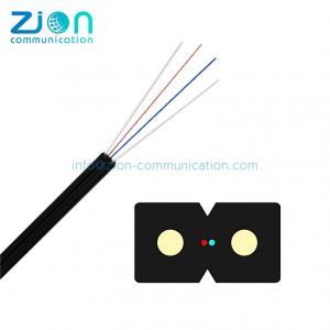 China Flat Type FTTH Self-Support Single Mode 1 2 4 Core Drop Cable 2.0x3.0 LSZH on sale