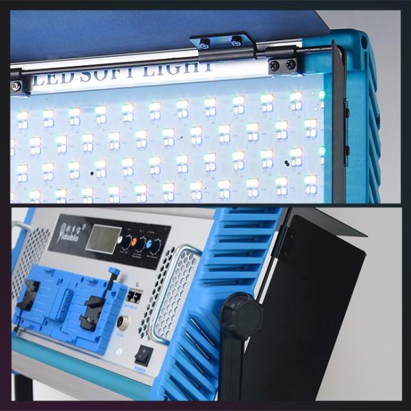 Full Color RGB LED Video Light 2800K - 10000K , 180W Wireless LED Light Panel