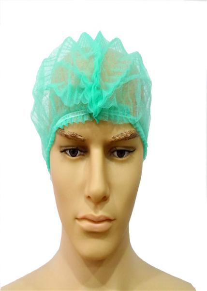 Quality 17 - 24 Inch Disposable Head Cap Breathable with Single Or Double Elastic String for sale