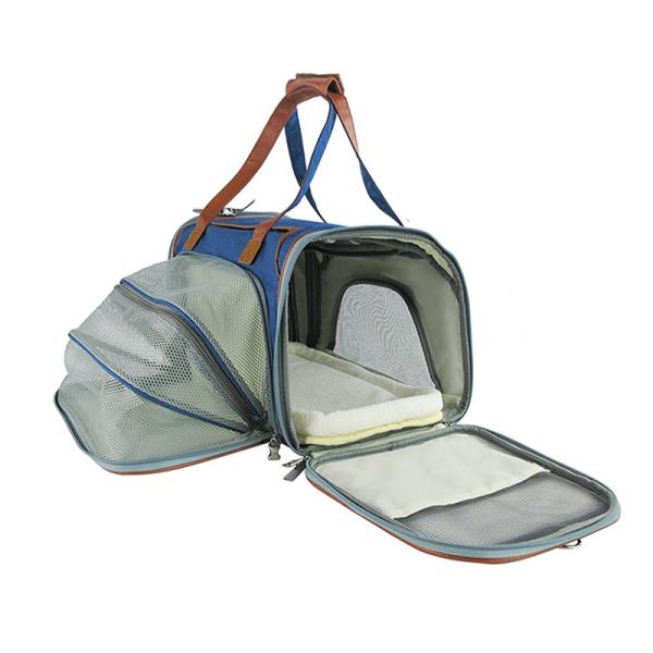 Quality Soft Sided Pet Carrier Handbag , Eco Friendly Breathable Pet Travel Bags for sale