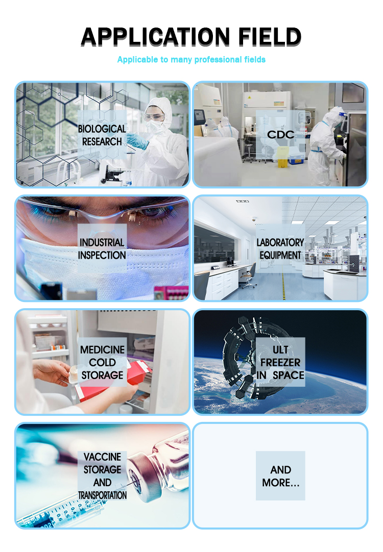 25L Capacity -86C Miniature Cryogenic Laboratory Freezer for Refrigeration Equipment