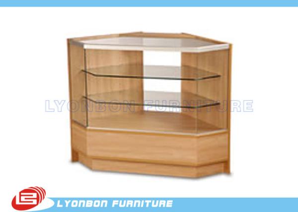 Quality Durable MDF Glass Wood Display Cabinets / Products Trade Show Display for sale