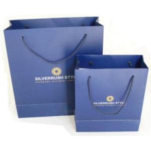 Logo printed eco-friendly custom Paper Shopping Bags