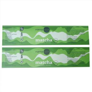 China Logo Custom Bottle Label Waterproof Adhesive Sticker Food Packaging on sale