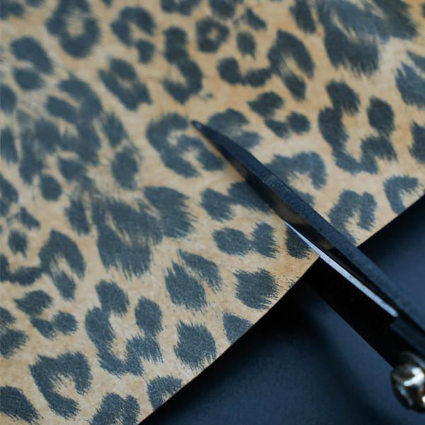 Quality 75gsm Leopard Print Tyvek Fabric Recycled Custom Pattern Printed for sale