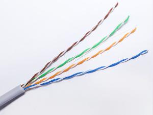 U-UTP Cat5e Ethernet Cable 99.97% Oxygen Free Copper Lan Ethernet Cable