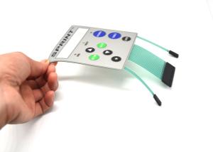 Buy cheap Printer Controller LED Membrane Switch With Tactile Embossed Buttons product