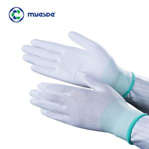 China Antistatic Fabric Cleanroom Gloves ESD Knitted Work Gloves Cheap Price on sale