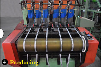 Spandex Polyester Fold Over Coloured Elastic Bands Webbing Tape Carton Packing