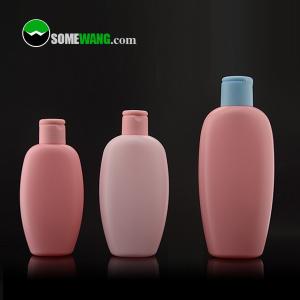 China PE Flat Bottle 100ml 138ml 200ml Customized Cosmetic Bottle on sale