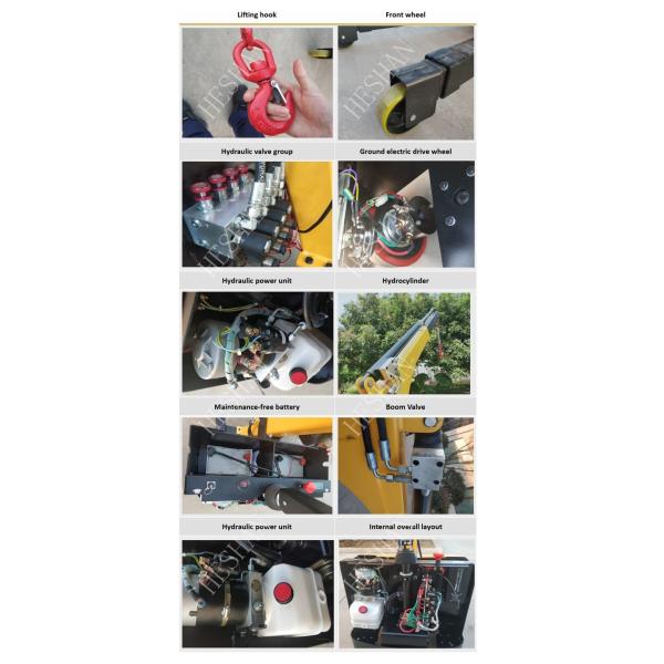 1.2 Ton Mini Electric Floor Crane Adjustable Smart Counterbalance Floor Crane