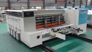 China Computerized Corrugated Box Printing Machine Motorized Flexo Printing Slotting Machine on sale