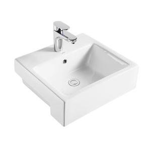 Buy cheap Semi Recessed Counter Top Basin 500x465x190mm With Overflow product