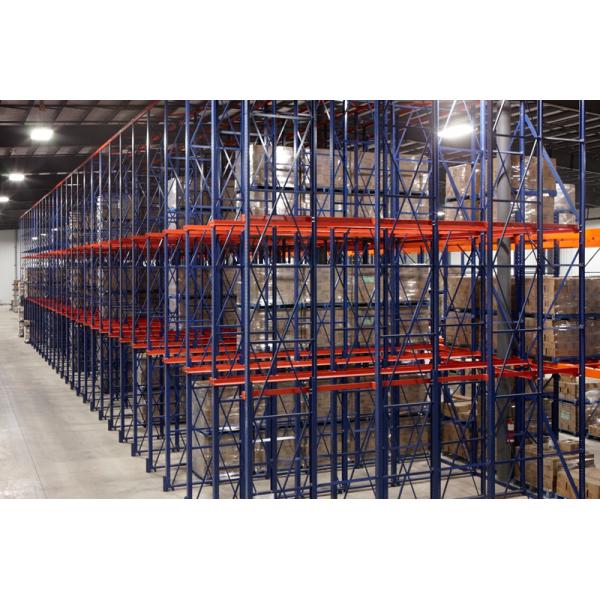 Warehouse Storage Drive In Racking System Industrial Shelf Metal Material