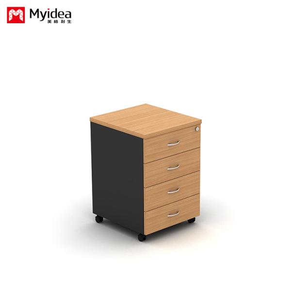 Customization Fixed Activity Cabinet , Multiple Colors Four Drawer Movable